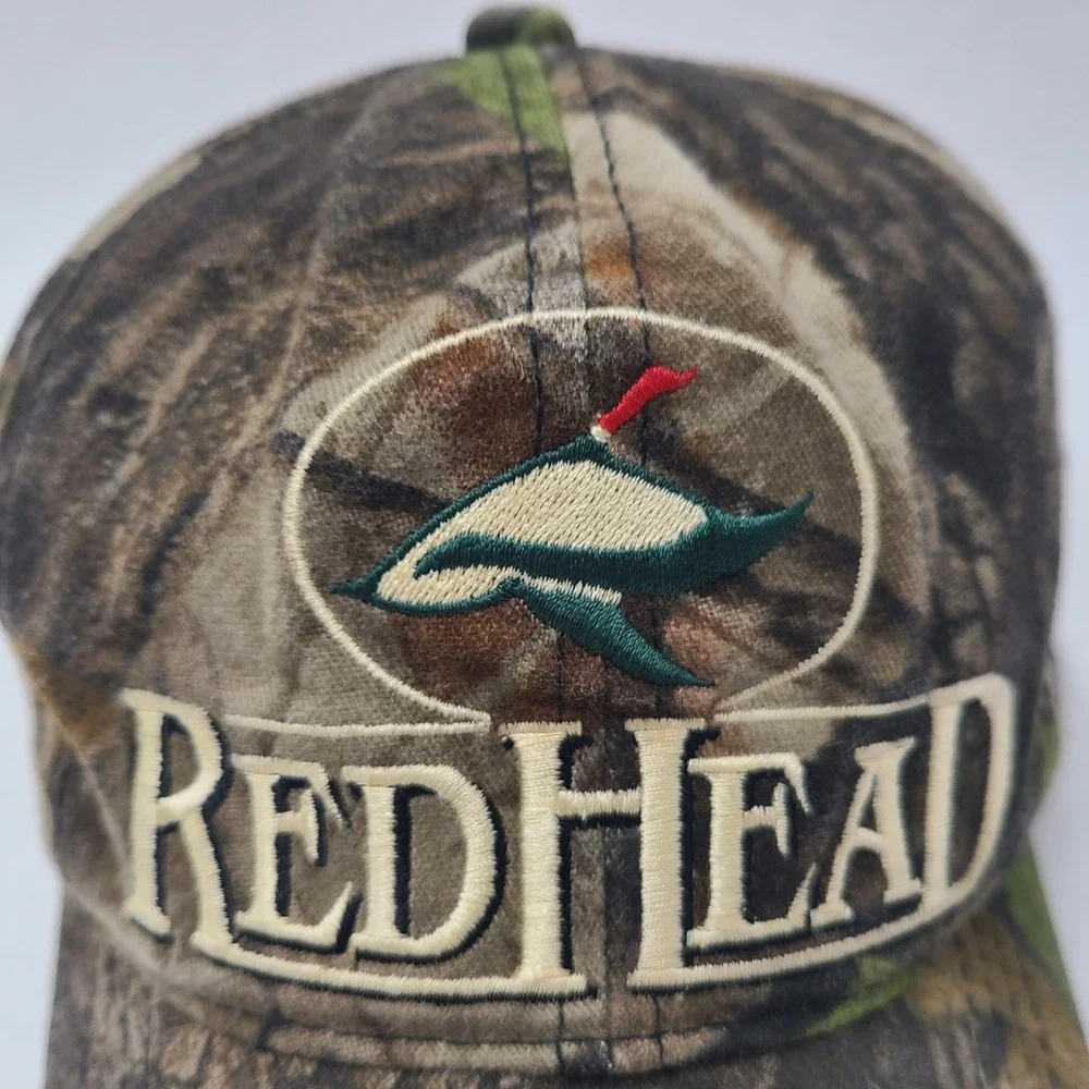 Youth RedHead Hat Snapback Brown Green Camo Hunting Fishing Outdoors Logo Casual